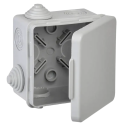 Коробка распред. 80х80х50мм о/к IP54 4 вв. (7035) GENERICA UKO31-080-080-050-K03-54G