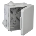 Коробка распред. 80х80х50мм о/к IP54 4 вв. (7035) GENERICA UKO31-080-080-050-K03-54G