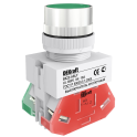 Выкл. кноп. ABLF D22 ЗЕЛЕНЫЙ 220В ВK-22 DEKraft 25013DEK
