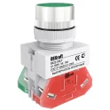 Выкл. кноп. ABLF D22 ЗЕЛЕНЫЙ 220В ВK-22 DEKraft 25013DEK
