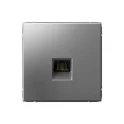 ARTGALLERY РОЗЕТКА компьютерная RJ45, кат. 6A, механизм, СТАЛЬ Systeme Electric GAL000986
