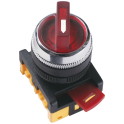 Переключатель АNС-22-2 2 полож. крас. неон/240В I-O 1з+1р IEK BSW10-ANC-2-K04