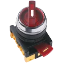 Переключатель АNС-22-2 2 полож. крас. неон/240В I-O 1з+1р IEK BSW10-ANC-2-K04