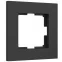 Рамка на 1 пост Slab (черный матовый) W0012908 Werkel a062799