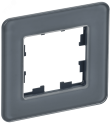 BRITE Рамка 1-мест. РУ-1-2-Бр стекло графит RE IEK BR-M12-G-41-K53