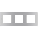 Рамка - 3 поста - INSPIRIA - алюминий Legrand 673952