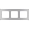 Рамка - 3 поста - INSPIRIA - алюминий Legrand 673952