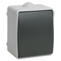 FORS Выключатель 1-клавишный проходной для открытой установки 10А IP54 ВС20-1-0-ФСр серый EVS10- IEK