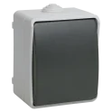 FORS Выключатель 1-клавишный проходной для открытой установки 10А IP54 ВС20-1-0-ФСр серый EVS10- IEK