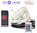 Умная светодиод лента 3м RGBW Connect EKF slswf-3-rgbw