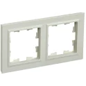 BRITE Рамка 2-мест. РУ-2-БрКр беж. IEK BR-M22-K10