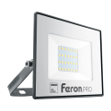 Прожектор светодиодный 30W 6400K IP65 AC175-265V/50Hz, черный, LL-1000 Feron 41539