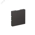 ATLASDESIGN ЗАГЛУШКА без суппорта для многопостовых рамок, БАЗАЛЬТ Systeme Electric ATN001409