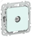 FLITE Розетка TV экранированная оконечная тип M РТВм-1-1-1-ФлХЛ холодный лед IEK FI-A13-O-K94
