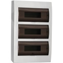 Корпус пластиковый ЩРН-П-36 черн. прозр. дверь IP41 GENERICA MKP12-N-36-41-G