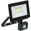 Прожектор СДО 06-30Д светодиодный черный с ДД IP54 6500K IEK LPDO602-30-65-K02