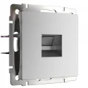 Розетка Ethernet RJ-45 (серебряный матовый) W1181065 Werkel a063620