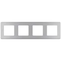 Рамка - 4 поста - INSPIRIA - алюминий Legrand 673962