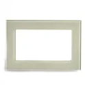 Рамка 2-местная (без перемычки), стекло, серия Катрин, GFR00-7012-07, дымчатый STEKKER 49041