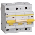 KARAT Авт. выкл. ВА47-100 3P C 80А 10кА IEK MVA40-3-080-C