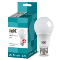 Лампа LED A60 груша 20Вт 230В 4000К E27 IEK LLE-A60-20-230-40-E27