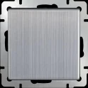 Выключатель одноклавишный проходной (глянцевый никель) W1112002 Werkel a051092