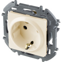 Розетка 2К+З - немецкий стандарт - 16 А - 250 В~ - INSPIRIA - слоновая кость Legrand 673721