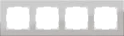 Рамка на 4 поста (алюминий) Aluminium W0041706 Werkel a050953
