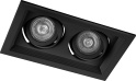Светильник потолочный встраиваемый, MR16 G5.3 черный, DLT202 Feron 32442