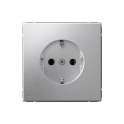 ARTGALLERY РОЗЕТКА с заземлением, 16А, механизм, АЛЮМИНИЙ Systeme Electric GAL000343