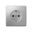 ARTGALLERY РОЗЕТКА с заземлением, 16А, механизм, АЛЮМИНИЙ Systeme Electric GAL000343