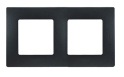 Рамка 2 поста - Etika - антрацит Legrand 672582
