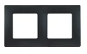 Рамка 2 поста - Etika - антрацит Legrand 672582