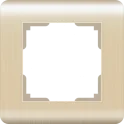 Рамка на 1 пост (шампань) Stream W0012111 Werkel a051284
