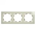 Рамка 3-местная, стекло, серия Катрин, GFR00-7003-07, дымчатый STEKKER 49035