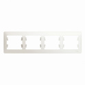 Glossa Перламутр Рамка 4-ая, горизонтальная Systeme Electric GSL000604