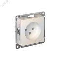 Розетка ATLASDESIGN без заземления 16А механизм жемчуг Systeme Electric ATN000441