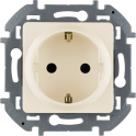 Розетка 2К+З со шторками - немецкий стандарт - 16 А - 250 В~ - INSPIRIA - слоновая кость 673 Legrand