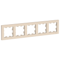 ATLASDESIGN 5-постовая РАМКА, универсальная, БЕЖЕВЫЙ Systeme Electric ATN000205
