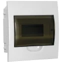 Корпус пластиковый ЩРВ-П-8 черн. прозр. дверь IP41 GENERICA MKP12-V-08-41-G