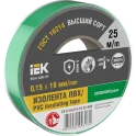 MIXTAPE 7 Изолента 0,15х19мм зеленая 25м IEK EX-IZ10-C15-19-25-K06