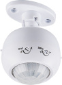 Датчик движения поворотный1200W 8m 120°(гориз.) 360°(верт.) белый, SEN16 Feron 22074