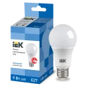 Лампа LED A60 груша 9Вт 230В 6500К E27 IEK LLE-A60-9-230-65-E27
