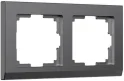 Рамка на 2 поста Stark (графит матовый) W0021864 Werkel a063116