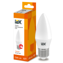 Лампа LED C35 свеча 5Вт 230В 3000К E27 IEK LLE-C35-5-230-30-E27