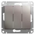 GLOSSA 3-клавишный ВЫКЛЮЧАТЕЛЬ,сх.1+1+1,10AX,
механизм, ПЛАТИНА Systeme Electric GSL001231