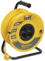 Катушка УК40 4 места 2P+PE/40м 3х1,5мм2 "Industrial" IEK WKP15-16-04-40