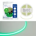 Светодиодная COB лента LS630, 400SMD(2110)/ 7Вт/м 12V 5000*3*1.8мм зеленый, IP20 Артикул Feron 48951