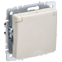 BRITE Роз. с з/к/ш с кр. 16А IP44 РСбш10-3-44-БрКр беж. IEK BR-R16-16-44-K10