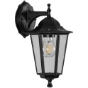 Светильник садово-парковый, 100W 230V E27 черный, 6202/PL6202 (на стену вниз) Feron 11066